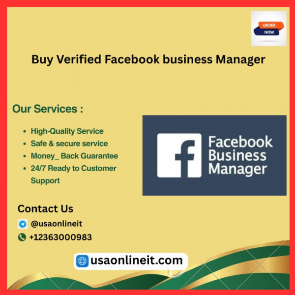Buy Verified Facebook business Manager