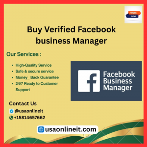 Buy Verified Facebook business Manager